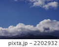 雪山と雪雲