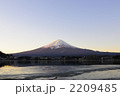 河口湖からの朝富士