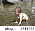 初めての水遊び