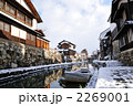 八幡掘の雪化粧