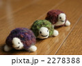 フェルト（羊毛）のカメ