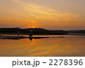 狭山湖の夕焼け