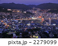 長崎県稲佐山公園から見た長崎市内の夜景