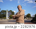 シニア_公園で体操
