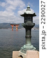 【世界遺産】安岐の宮島・厳島神社の燈籠と大鳥居