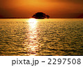 琵琶湖の夕景