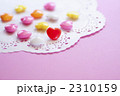 ハート型のマーブルチョコ
