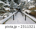 雪景色の京都高桐院