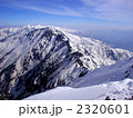 五竜岳から槍ヶ岳へ続く稜線