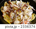 ワタリガニのカレー炒め　料理中