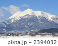 冬の晴れ間と岩木山②