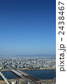 大阪市内より淀川、北摂方面を望む