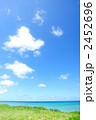 野原と海と青空（与論島）