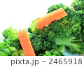 温野菜のブロッコリーとにんじん