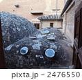 中庭にある丸屋根の天窓