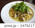オイスターと水菜のパスタ