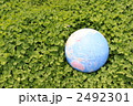 地球儀とクローバー