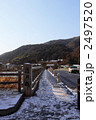 雪の渡月橋