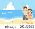 海水浴を楽しむ子供たち