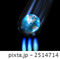 温暖化を表すイメージCG