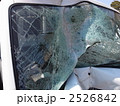 事故車のフロントガラス