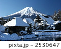 雪の忍野村