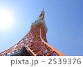 先端が曲がった東京タワー