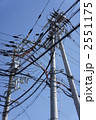 見上げて電柱