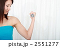 トレーニング中の女性