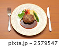 洋食レストランの高級ハンバーグ。