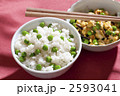 豆ごはんと玉子とじ