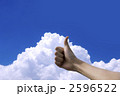 青空と手