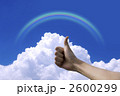 青空と手