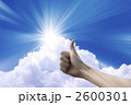 青空と手