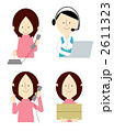 通信販売の電話受付イラスト