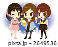 かわいい女の子3人夏のパーティー
