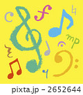 クレヨンで書いた音楽記号