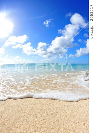 ビーチ@与論島(魚眼レンズ) ビーチ@与論島(魚眼レンズ)
