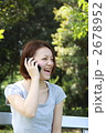スマートフォンと女性