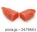カットした辛子明太子
