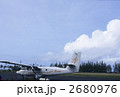 モーレア島の飛行機