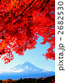 素材ナンバー 2682530 : 「富士山と紅葉」