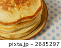 たくさん積み上げたホットケーキ