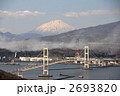 羊蹄山と白鳥大橋
