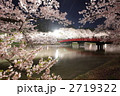 水辺の夜桜 - 弘前公園2011（西濠）