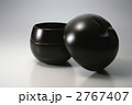 溜塗り　手毬箱