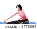 ストレッチする女性