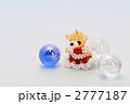 ビーズ細工のクマ