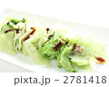 中華の湯でレタスとオイスターソース
