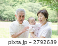 シニア夫婦と孫
